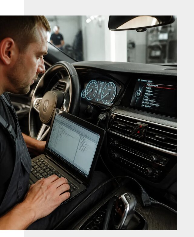 Русификация приборной панели BMW для авто в Куйбышеве от компании