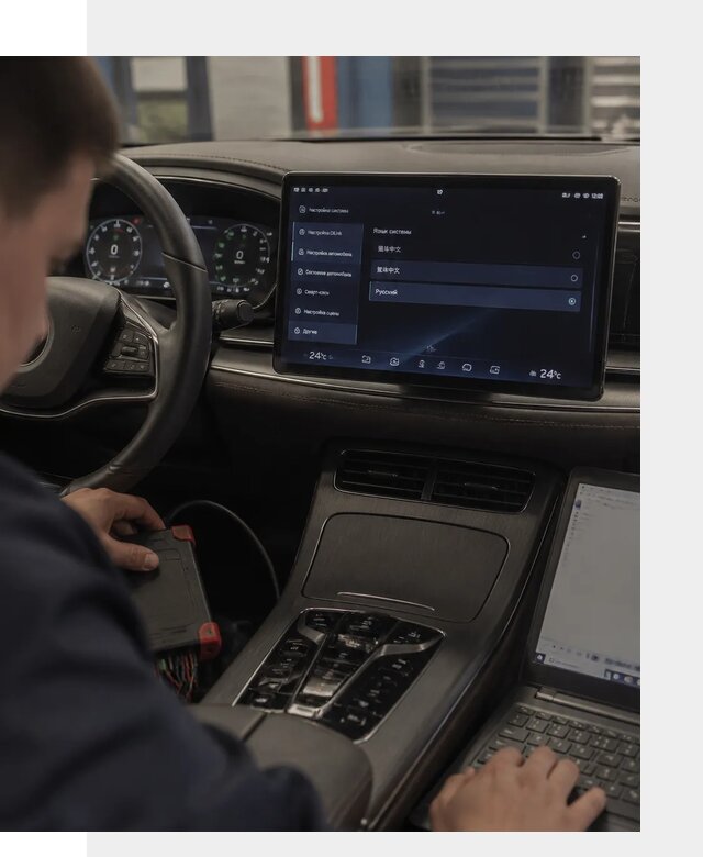 Русификация автомобиля BYD HAN для эксплуатации в Куйбышеве