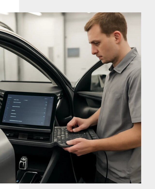 Русификация мультимедиа автомобилей Lynk Co в Куйбышеве