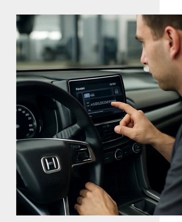 Русификация панели приборов Honda в Куйбышеве по цене 5185 ФастМобиль-Кбш